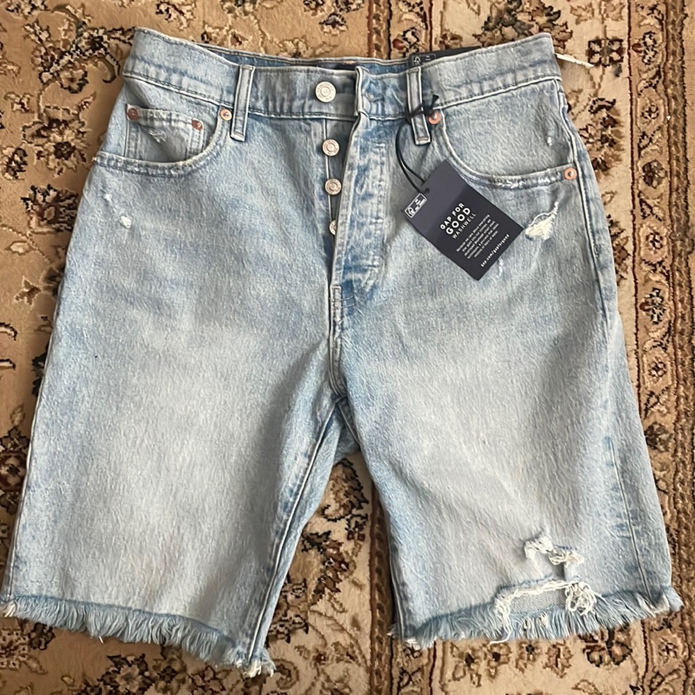 Gap Denim High Rise Bermuda Short